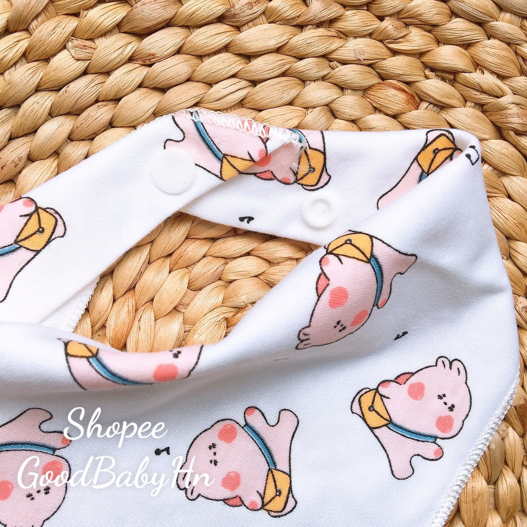 Yếm bấm cotton cho bé Sơ Sinh - 𝐘𝟏