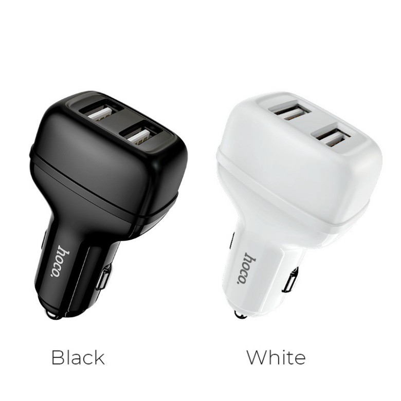 [Hàng chính hãng] Tẩu sạc ô tô Xe Hơi HOCO Z36 2 Cổng USB 2.4A Dành cho điện thoại iPhone iP Xiaomi Huawei Samsung Oppo