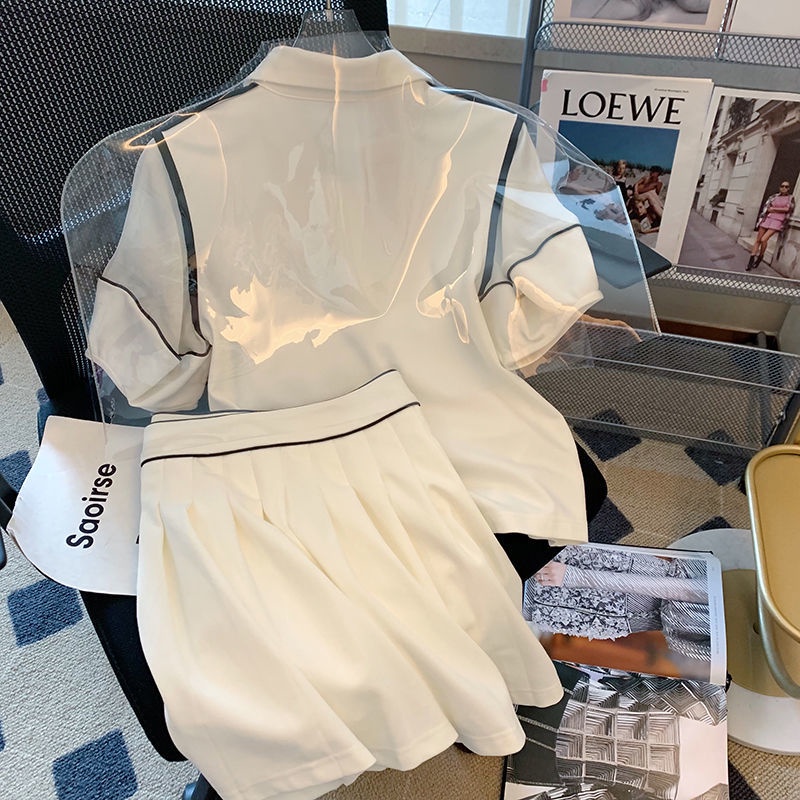 Bộ Đồng Phục Học Sinh Hai Mảnh Thời Trang Mùa Hè Cho Nữ