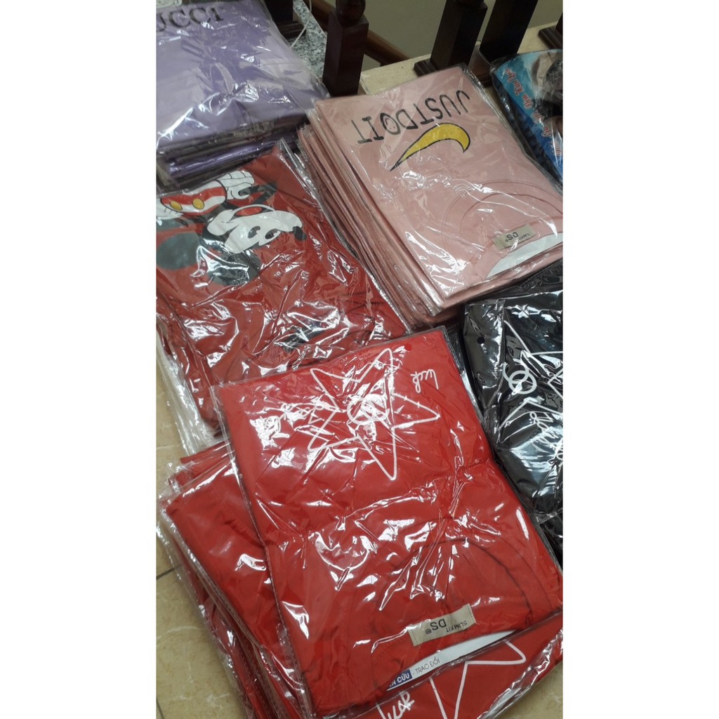 Áo thun nữ cộc tay dạo phố in nhiều hình đẹp mặc mát