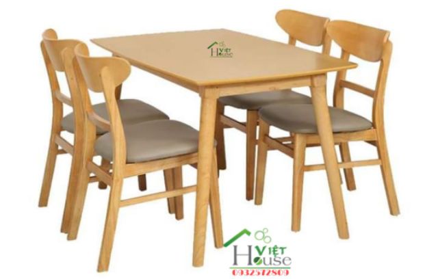 Bộ bàn ghế gỗ phòng ăn (Freeship nt HCM, Dĩ An, Biên Hòa) | BigBuy360 - bigbuy360.vn