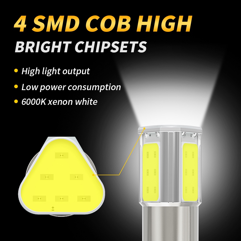 Bộ 2 Đèn LED 1156 1157 COB Chất Lượng Cao