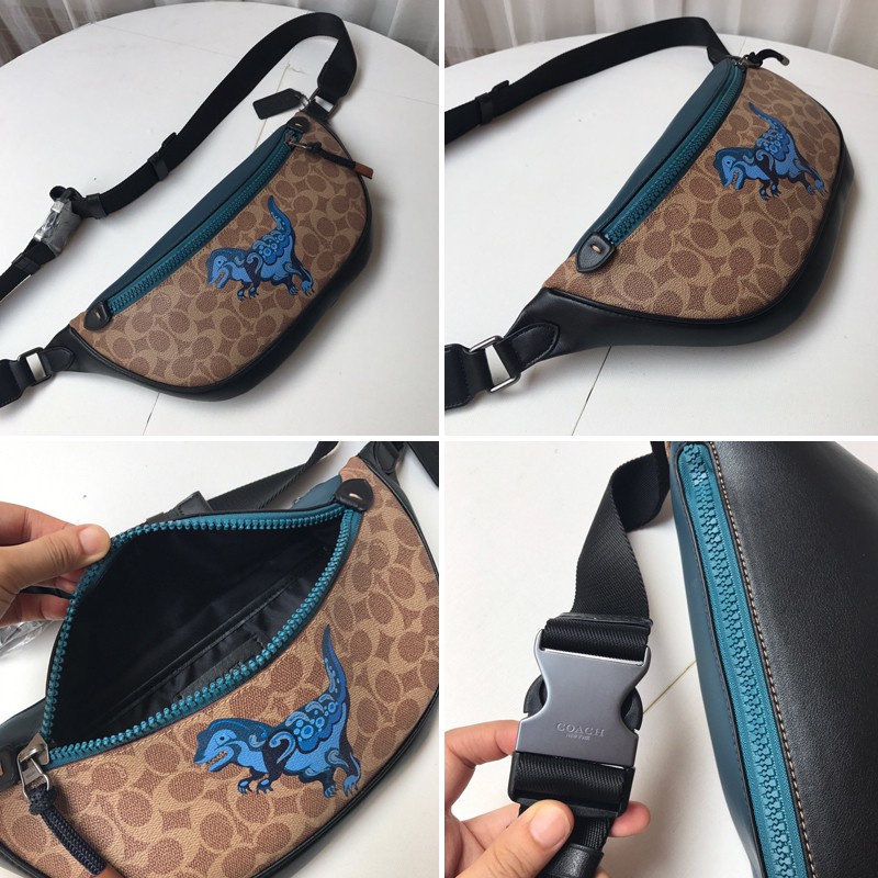 Túi COACH F78777 đeo chéo ngực và trước bụng phong cách thể thao chất lượng cao cho nam và nữ