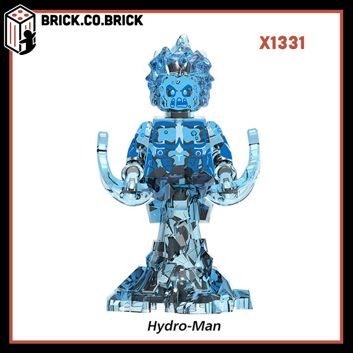 Spider-Man Far From Home Đồ Chơi Non LEGO Super Hero Mô Hình Siêu Anh Hùng Người Nhện Xa Nhà Mysterio Hydro Man X0266