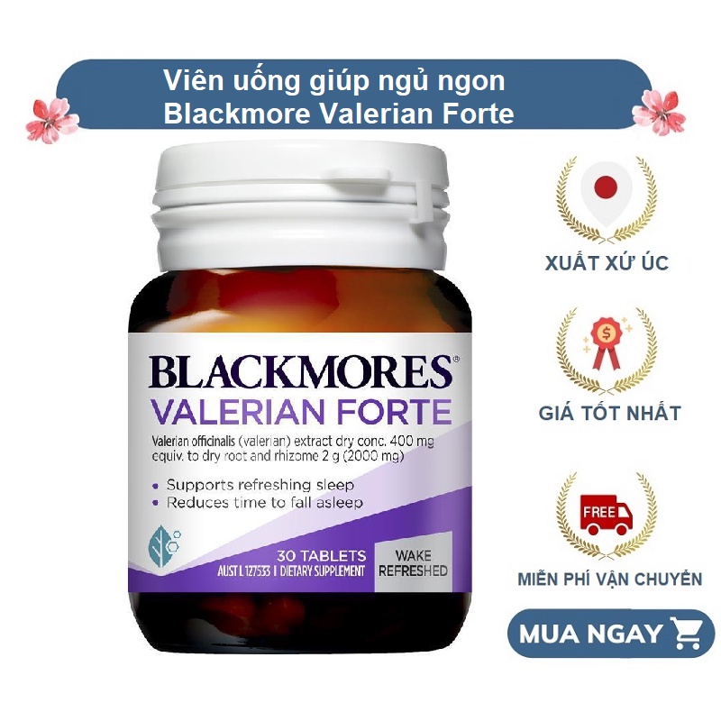 Viên uống giúp ngủ ngon Blackmore Valerian Forte