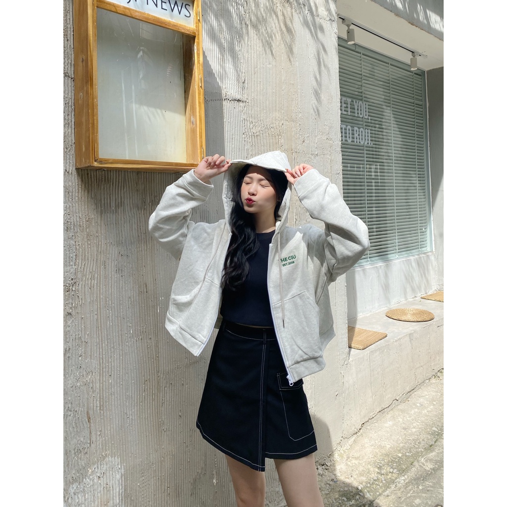 Áo khoác form croptop THE CIU Jacket