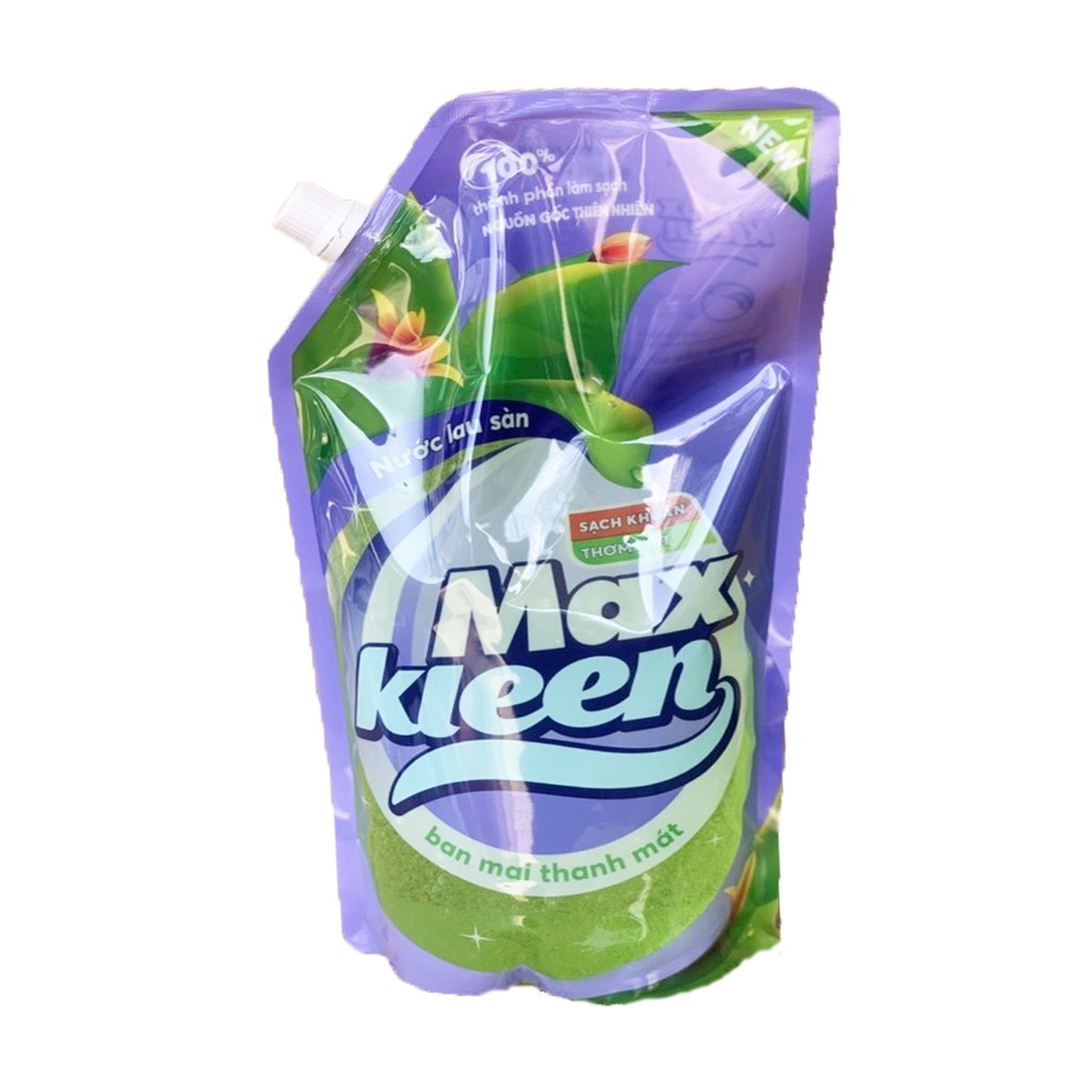 Túi Nước Lau Sàn Maxkleen Sạch Khuẩn 1000ml/túi