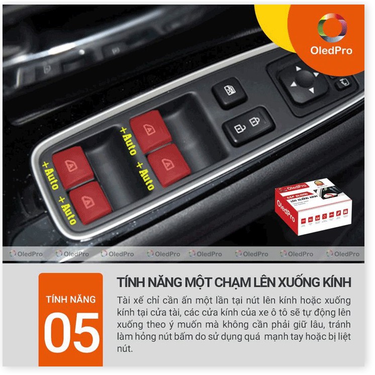 Bộ gập gương lên kính cho xe Toyota Fortuner 2017-2020 chính hãng OLEDPRO - Tặng 1xCam Lùi Siêu Nét ,1x vorcher của shop