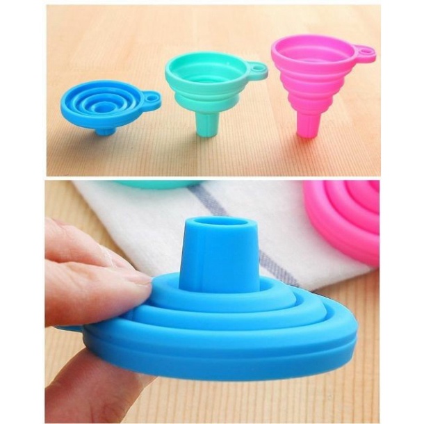 Phễu gấp gọn sillicon dùng để rót rượu, rót dầu, chất lỏng, chịu nhiệt tốt DANA