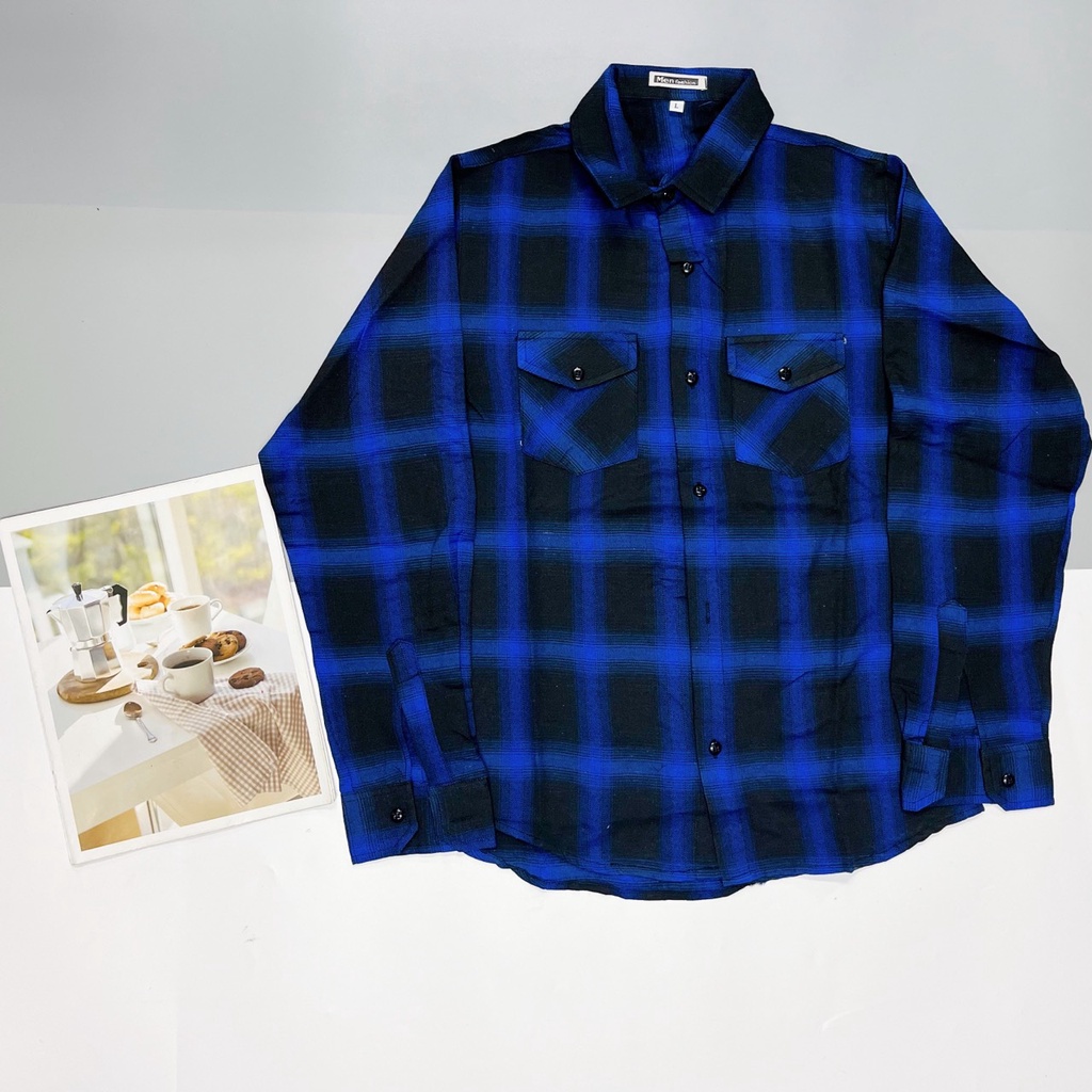 Áo sơ mi nam caro phối nhiều màu sắc ấn tượng