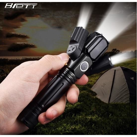 [FREESHIP] Đèn Pin Cầm Tay 3 Bóng Xoay 360 Độ Siêu Sáng