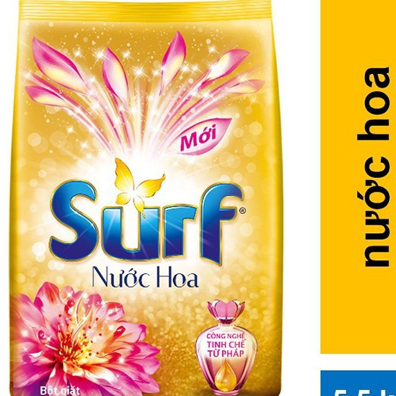 Túi bột giặt Surf hương nước hoa 5.5kg