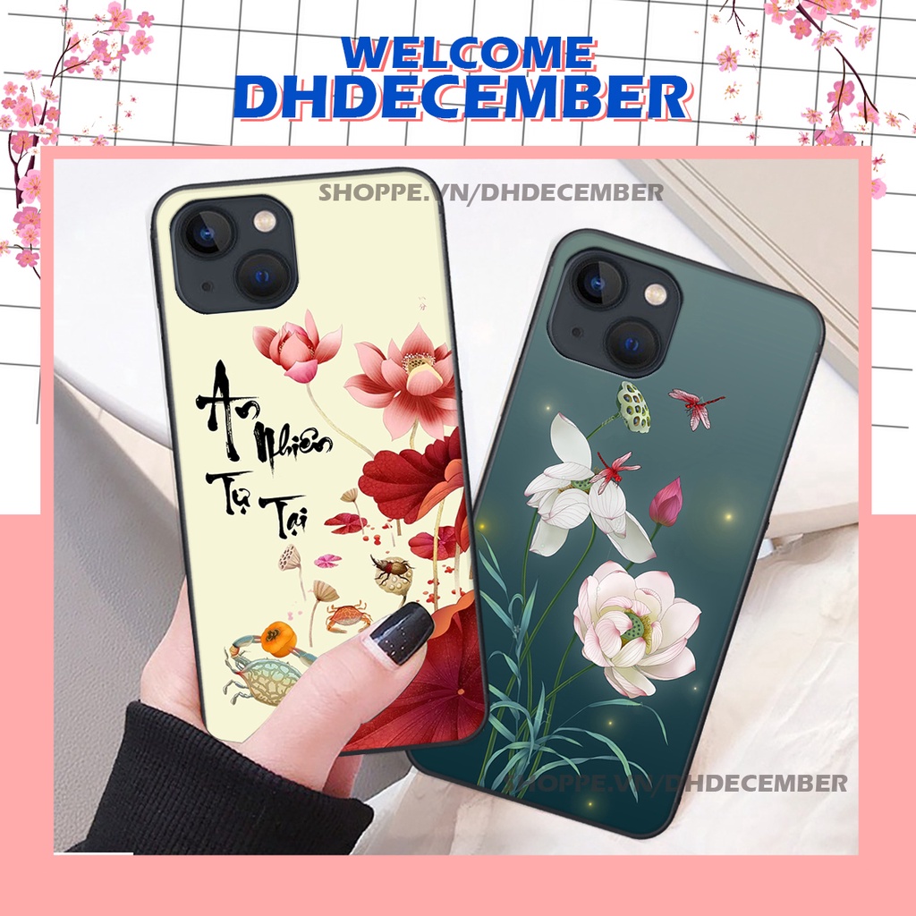 Ốp lưng iphone 13 / 13 MINI in hình thư pháp tâm an vạn sự an ,mã đáo thành công SIÊU CHẤT