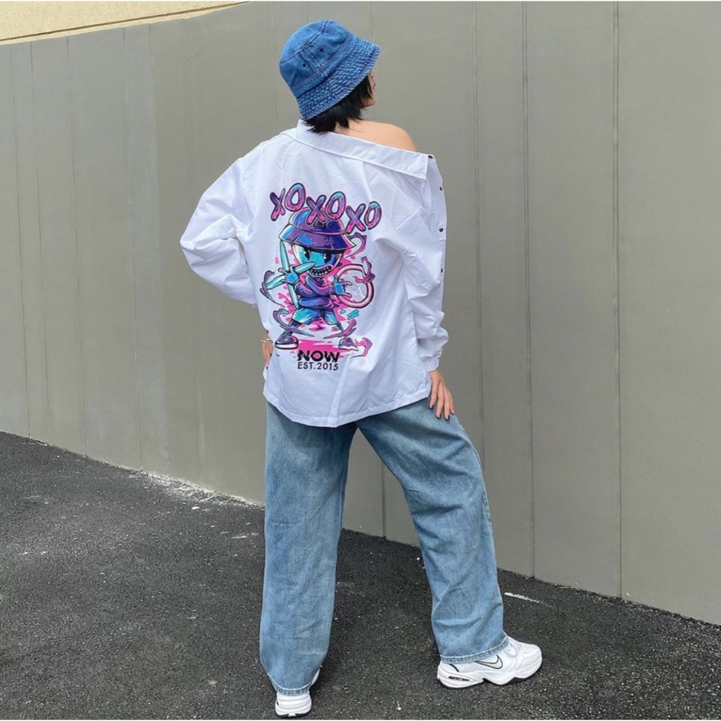 [ Mã WASTRUN4 giảm 10% tối đa 30K đơn 99K] ÁO KHOÁC DÙ XOXO ( 2 MÀU CÓ FORM RỘNG XL ) (AKD001) | BigBuy360 - bigbuy360.vn