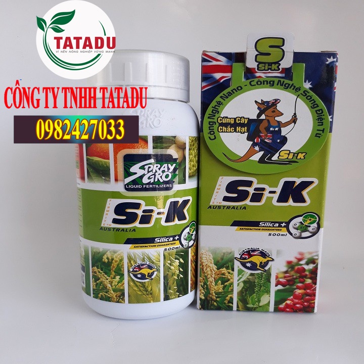 SI-K PHÂN BÓN LÁ CỨNG CÂY CHẮC HẠT CHAI 500ML
