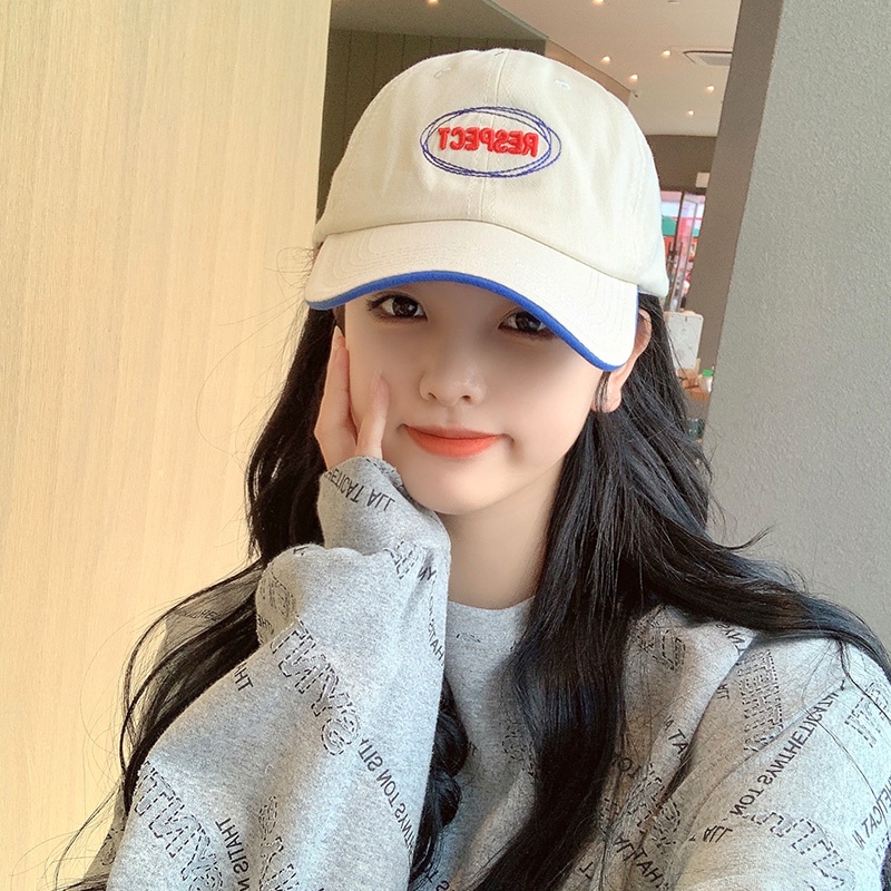 Mũ Lưỡi Trai Mềm In Chữ Phong Cách Hàn Quốc Thời Trang Xuân Hè Cho Nữ 2022