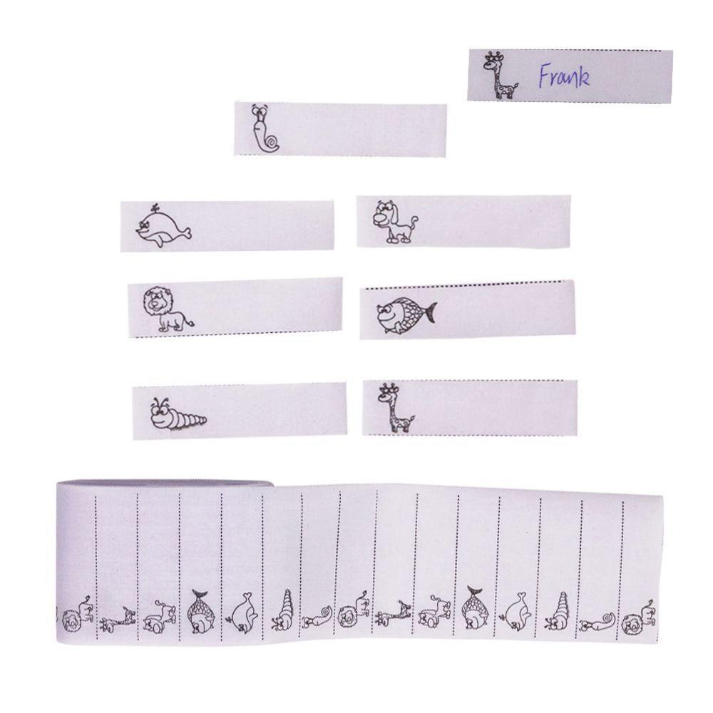 Set 100 Nhãn Dán Ghi Tên Trẻ Em Bằng Sắt DIY