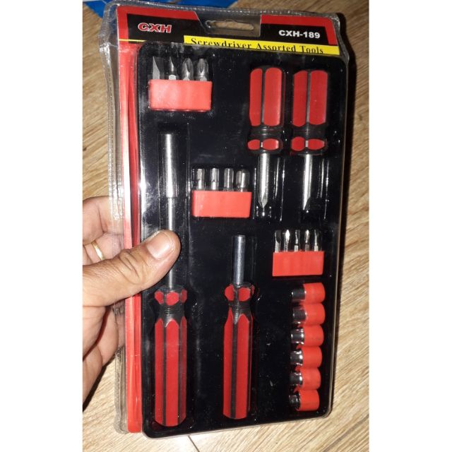 Sét tua vít đa năng gồm 23 món CXH189 rất đẹp