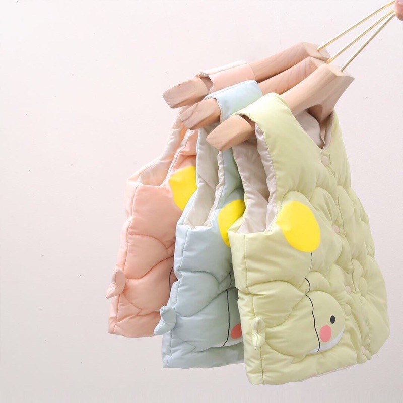 Áo phao ghi lê cho bé đủ màu chất bông dầy dặn