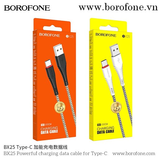 Cáp sạc nhanh chất lượng cao Borofone dùng cho điện thoại 2.4A