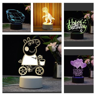 Đèn ngủ, đèn trang trí led 3D part 1
