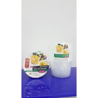 Set 10 hộp nhựa tròn Microwave loại 600ml trong