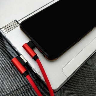 Cáp Sạc Ngắn 25cm Cổng USB Type C 90 Độ L3Q3