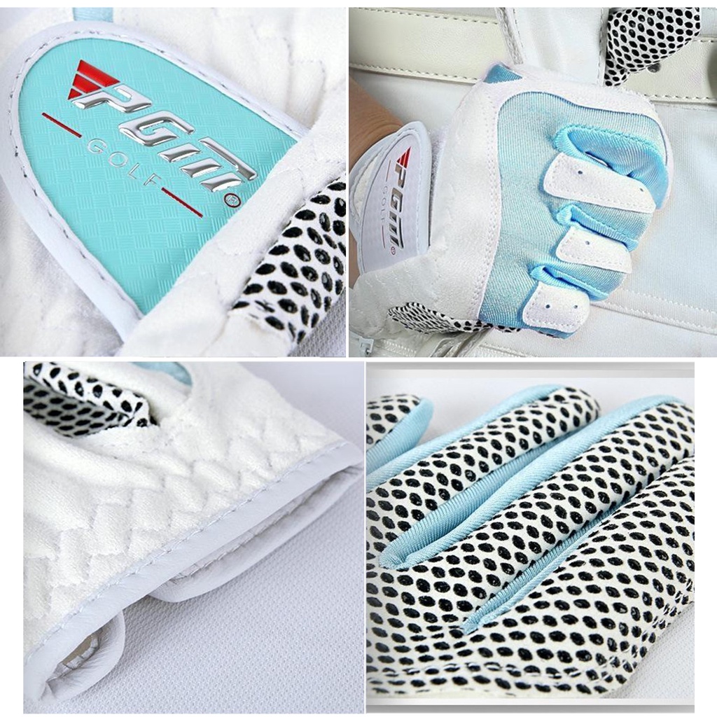 Đôi Găng Tay Đánh Golf Chống Trượt Thoáng Khí Mềm Mại Cho Nữ
