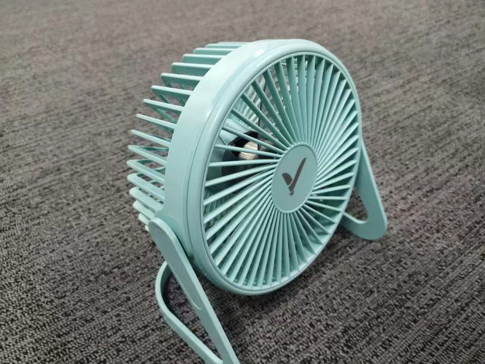 5 Inch Portable Fan USB Desktop Fan 2 Speed Mini Air Cooler 360 Degree Free Rotation Fan Adjustable Angle For Office Household