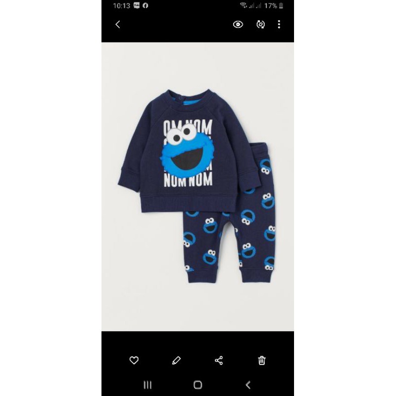 Bộ nỉ bông HM cho bé trai (2-6t)