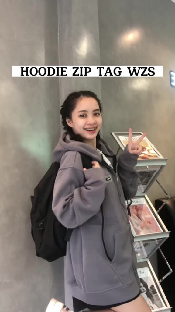 Áo khoác hoodie zip có nón vải nỉ bông tag WZS nhiều màu form rộng unisex nam nữ - SSSTore | BigBuy360 - bigbuy360.vn