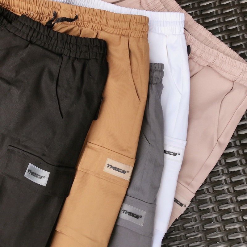QUẦN SHORT KAKI LOGOBOX - By TWOCE BRAND