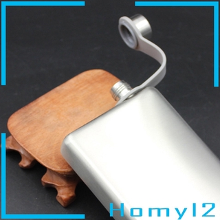 9oz Hip Flask Drinking   Wine Liquor  Silver Bottle Flagon