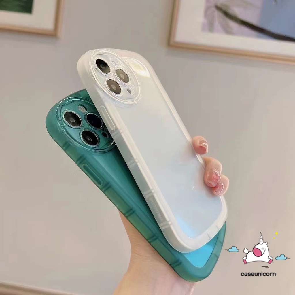 Ốp Điện Thoại TPU Mềm Đệm Khí Chống Sốc Màu Kẹo Cho IPhone 6 6s 7 8 Plus 11 13 XR X XS SE 2020