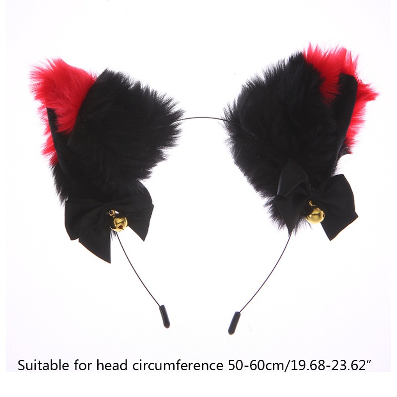 Băng Đô Tai Mèo Bông Mềm Mại Hóa Trang Cho Nữ