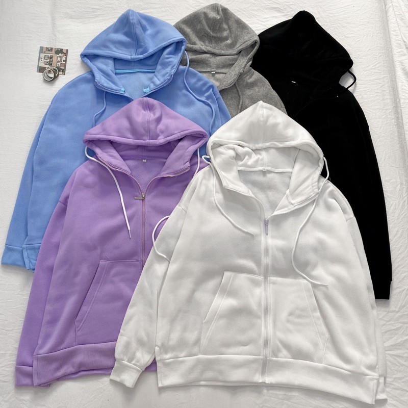 [Mã SKAMCLU7 giảm 10% tối đa 50K đơn 0Đ] Áo khoác basic Zip trơn Unisex | BigBuy360 - bigbuy360.vn