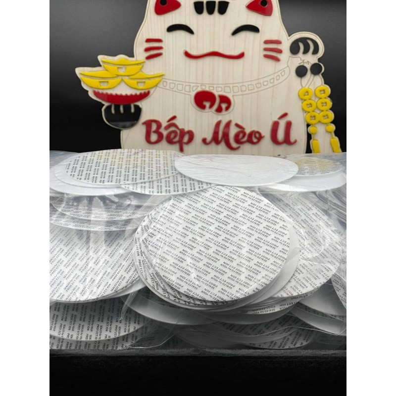 Set 10 miếng seal tự dính cho hủ nhựa nắp nhôm