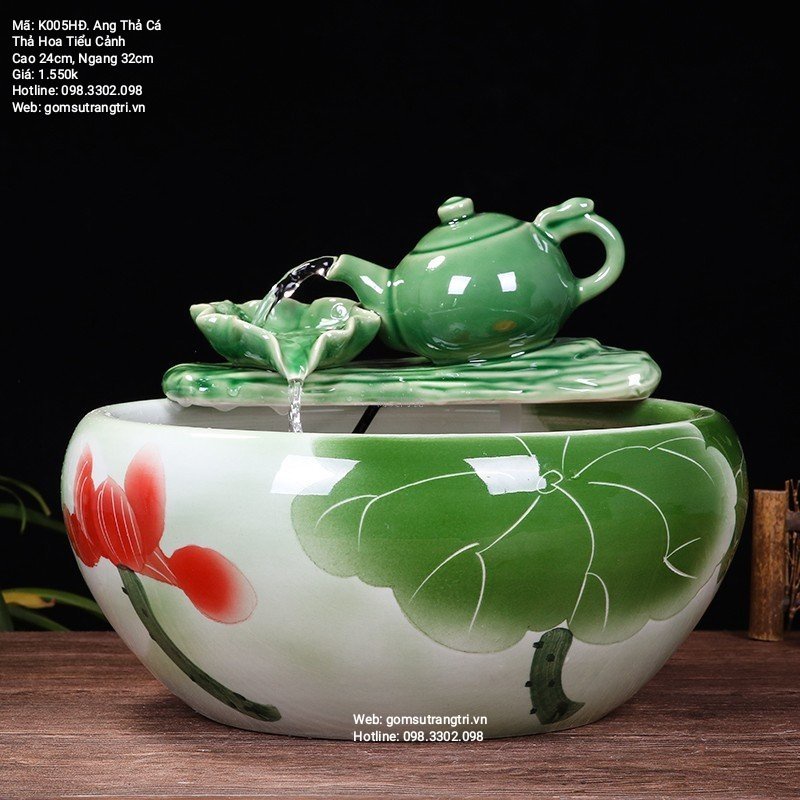 Ang Thả Cá, Thả Hoa Tiểu Cảnh - sản phẩm có thiết kế độc đáo, lạ mắt