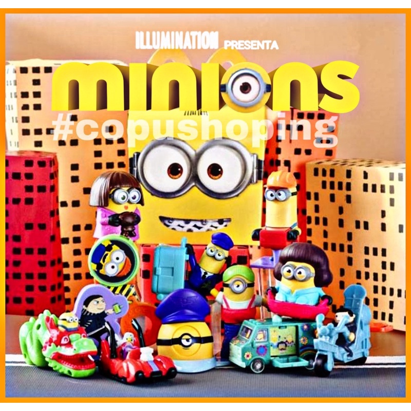 Mô hình đồ chơi Minions mc donald mcdonald sự trỗi dậy của Gru