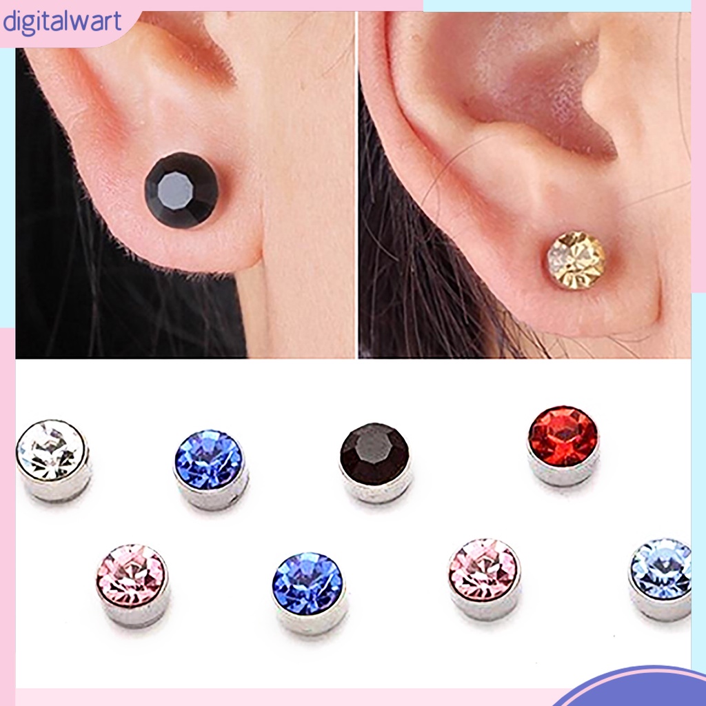 Dg✌❤ 1 Cặp Bông Tai Nam Châm Thời Trang Nữ