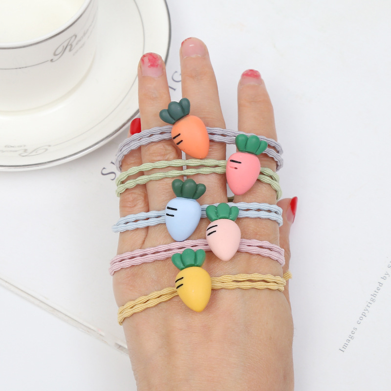 Dây Buộc Tóc Cao Su Mini Màu Kẹo Ngọt Hình Quả Bơ Dễ Thương Thời Trang Hàn Quốc Cho Nữ
