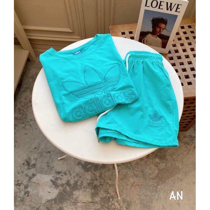 Set Bộ Cộc Thể Thao Hình Thêu Xịn Xò Siêu Hot