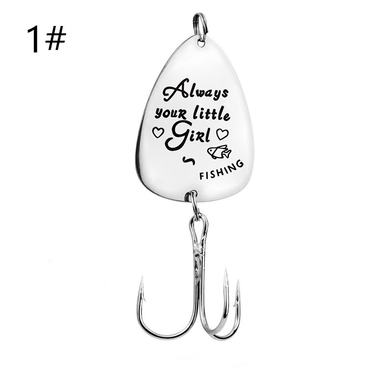 Móc Câu Cá Bằng Thép Không Gỉ Khắc Chữ You are the greatest Catch of My Life