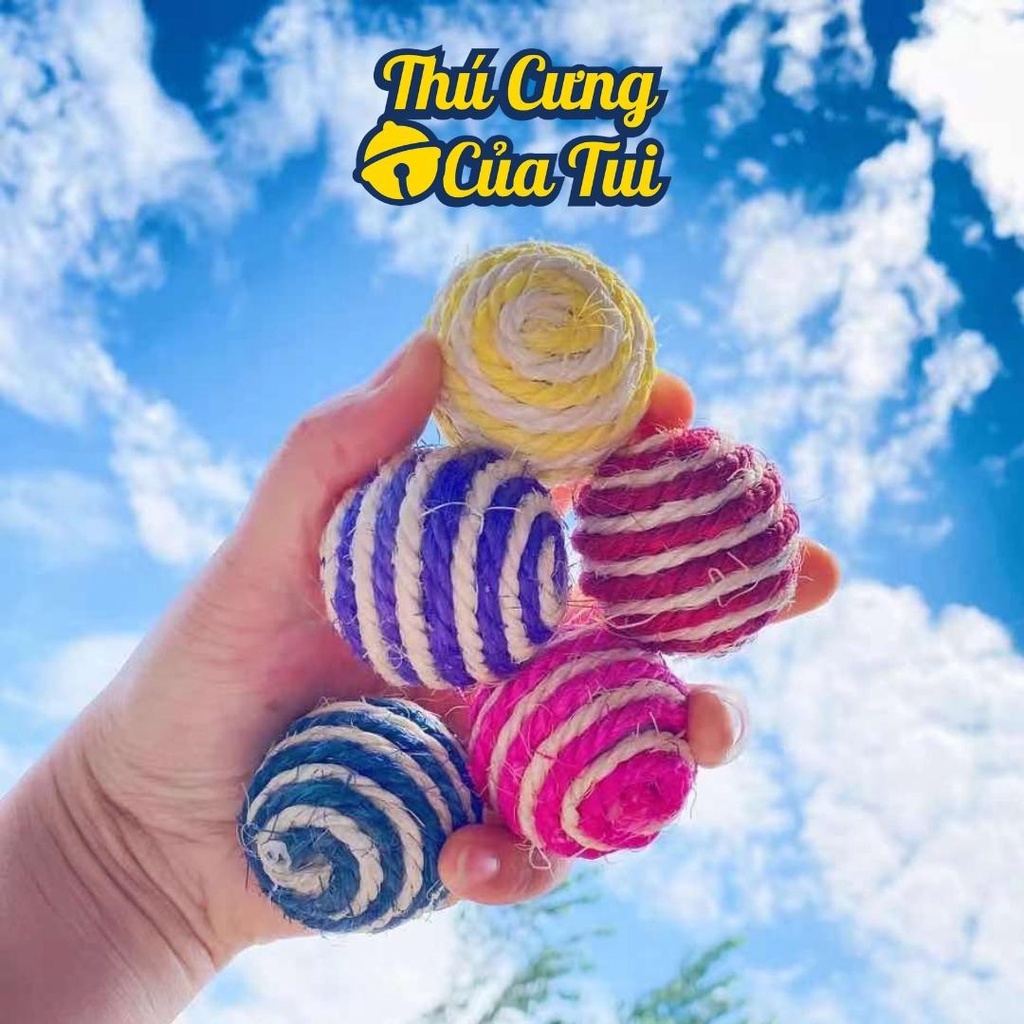 Bóng Dây Thừng Đồ Chơi Cho Chó Mèo - Thú Cưng Của Tui