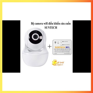 Bộ camera wifi điều khiển cửa cuốn bằng điện thoại SUNTECH