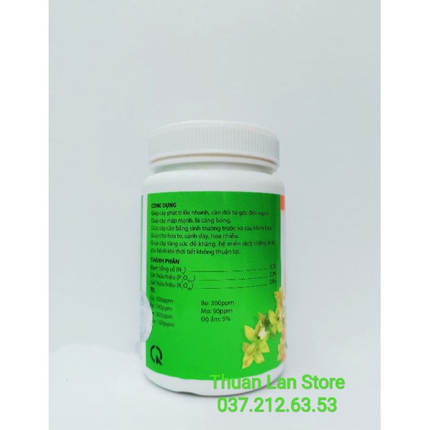 Phân Bón NPK 20-20-20 Thầy Tám Ngọc Tăng Trưởng Đột Biến hũ 100g