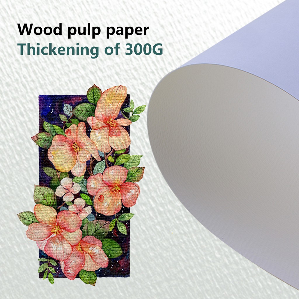 Bộ 10 / 20 Giấy Vẽ Màu Nước Nóng Lạnh 32k 16k 300gsm