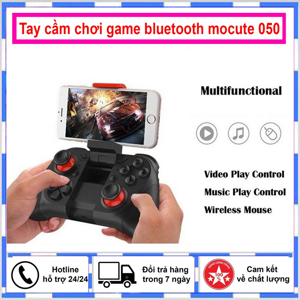 [ HÀNG CHUẨN ] Tay Cầm Chơi Game Kết Nối Bluetooth Cho IOS Android PC MOCUTE-050