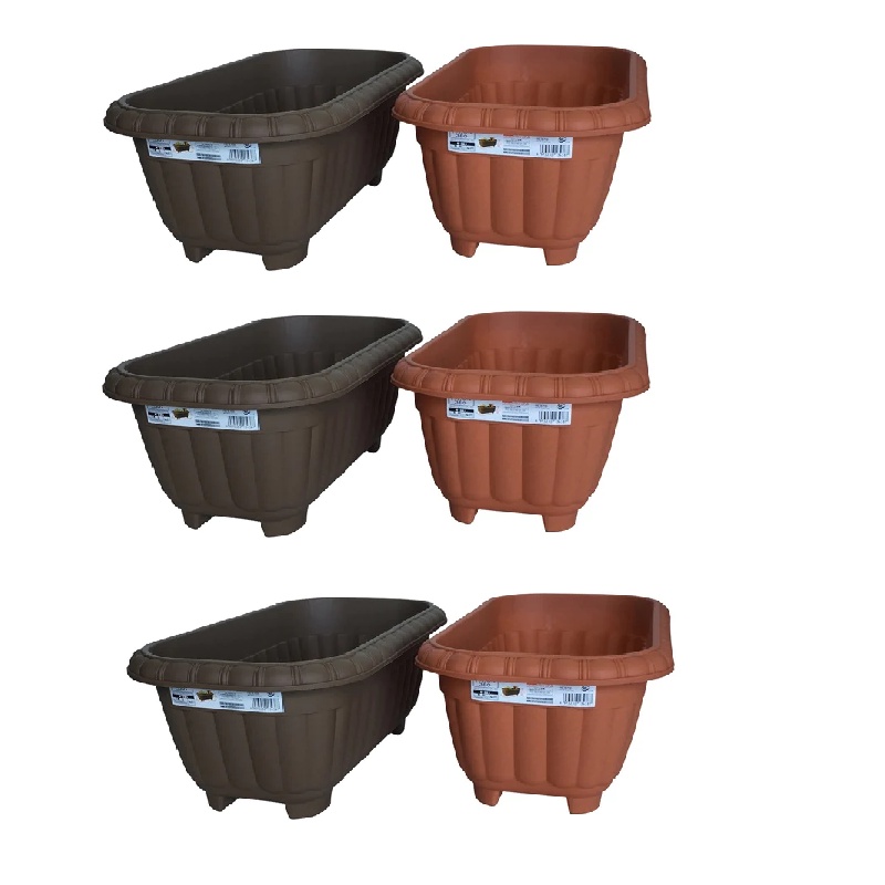 Daiso Chậu nhựa trồng cây 38x20,8x15,5cm