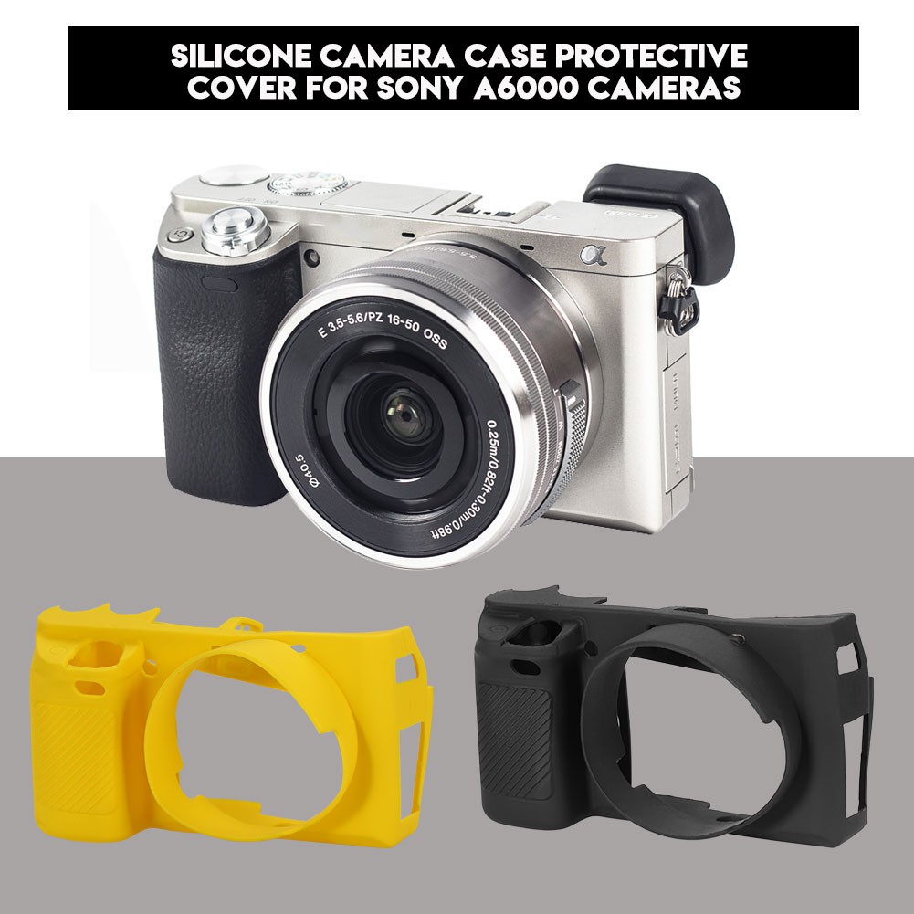 Silicone Vỏ Silicon Bảo Vệ Máy Ảnh Sony A6000